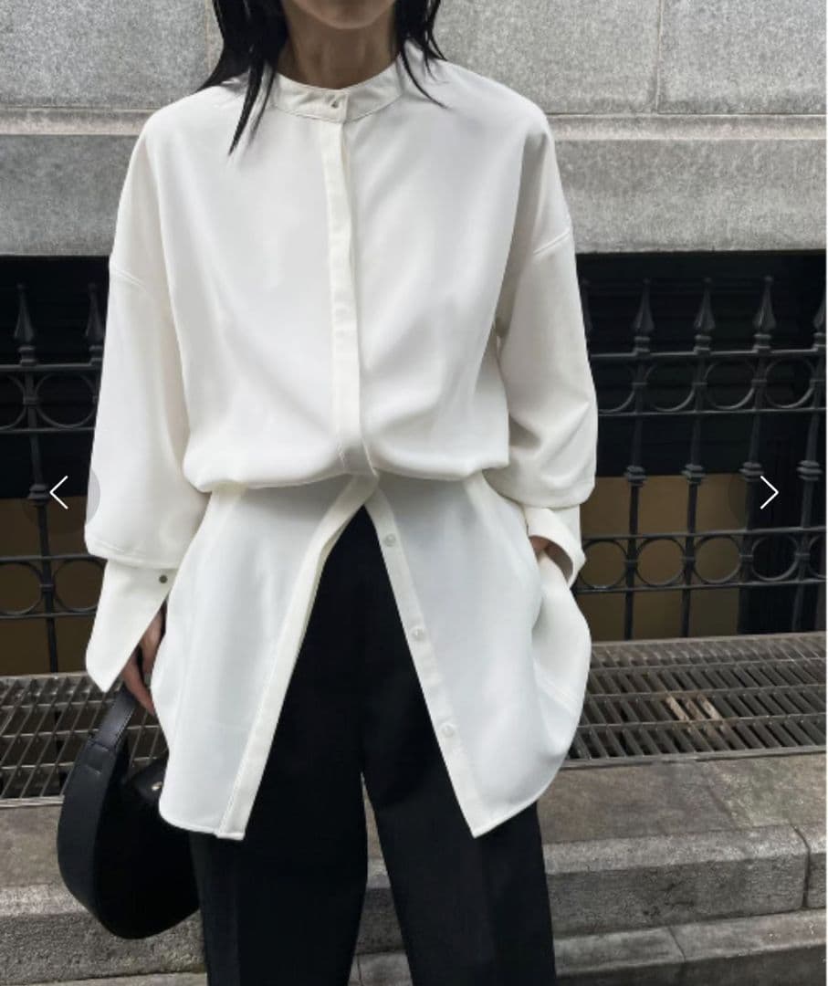 Ameri　UND WAIST BLOUSING BLOUSE