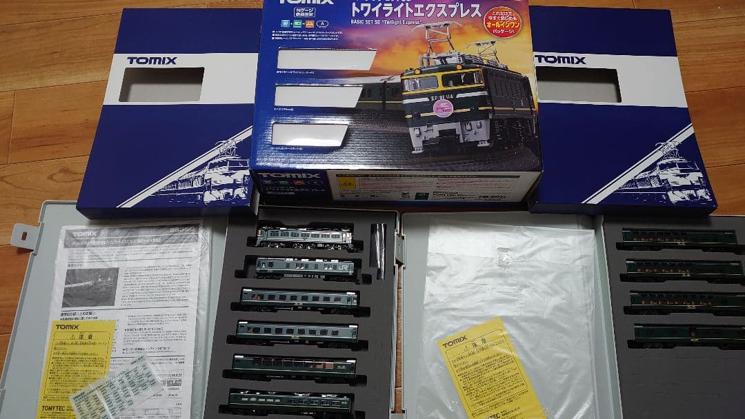 Nゲージ　TOMIX　トワイライト　ベーシックセットSD＆増結セットＡ＆Ｂ JR 24系25形特急寝台客車(トワイライトエクスプレス)増結セットA｜製品