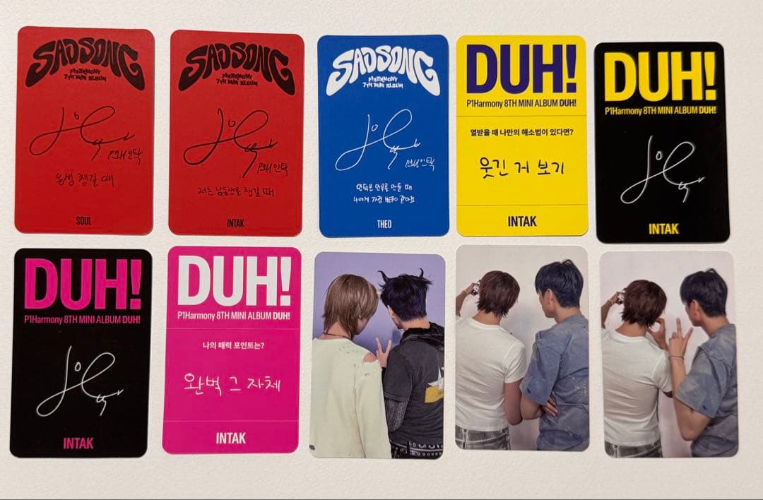 P1Harmony インタク トレカ 10枚 - メルカリ