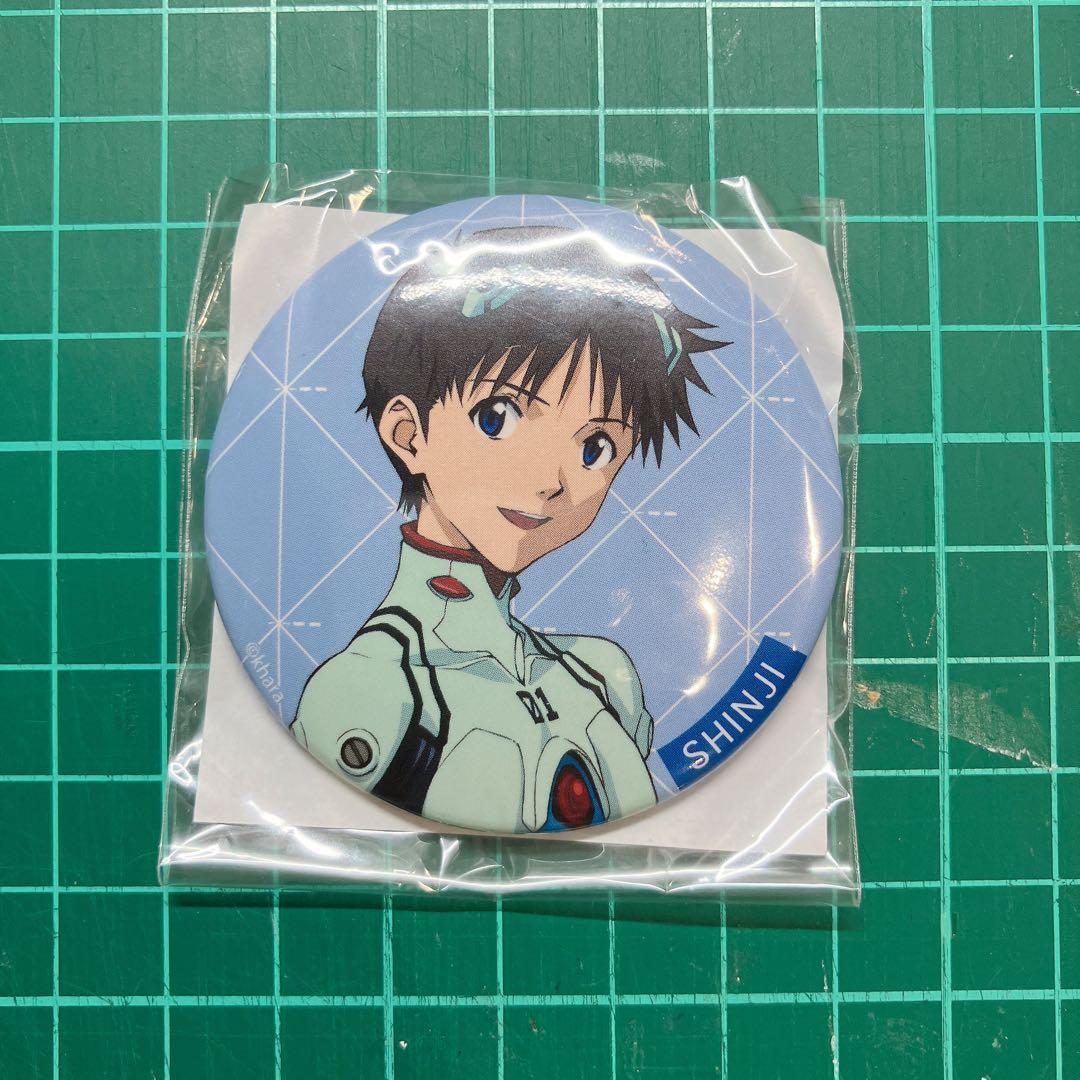 エヴァンゲリオン エヴァストア オリジナル缶バッジ 碇シンジ - メルカリ