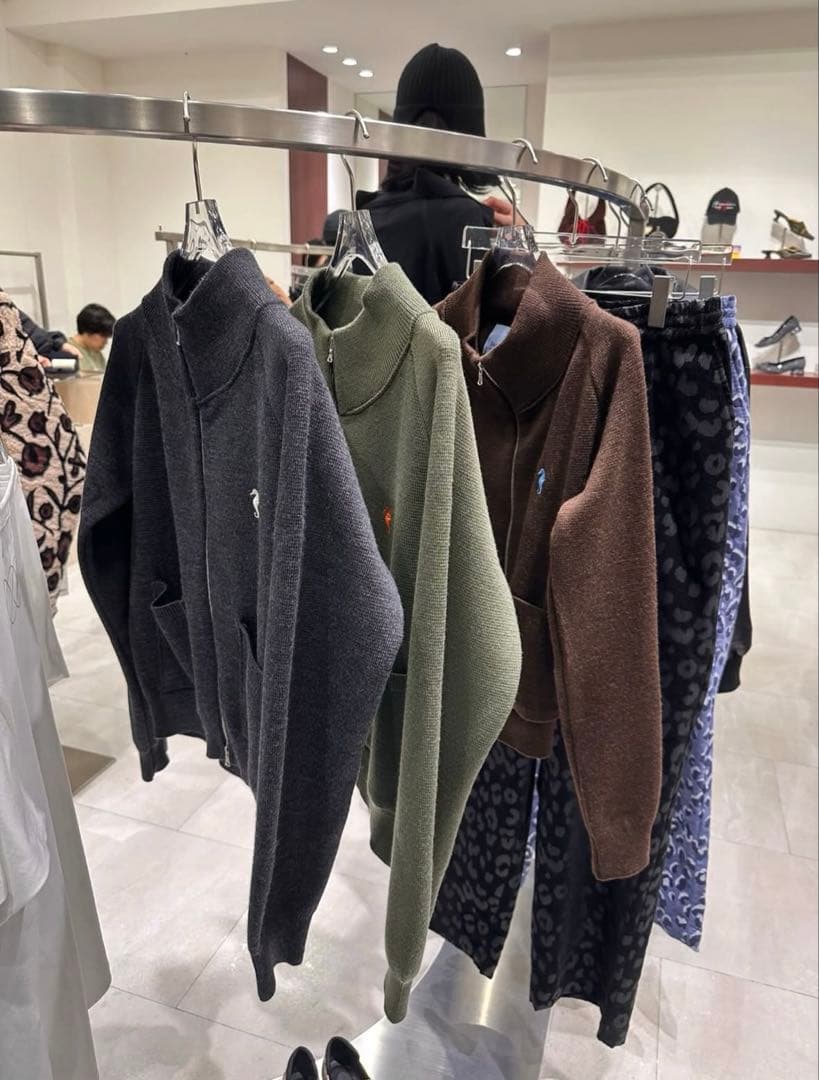 familyjapan ファミリージャパン ドライバーズニット 25aw FREAK'S STORE｜襟ライン入り ドライバーズニット 限定展開 25AW