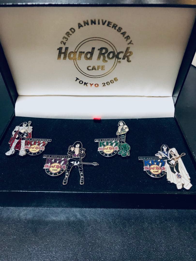 ハードロックカフェ東京　23rdアニバーサリー　kissピンバッジ希少品 2026年最新】ハード ロック カフェ ピン kissの人気アイテム - メルカリ