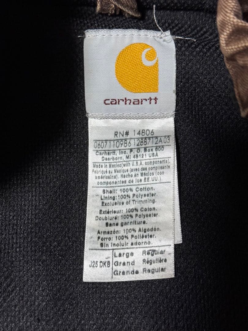 フェード Carhartt アクティブジャケット J25 DKB - メルカリ