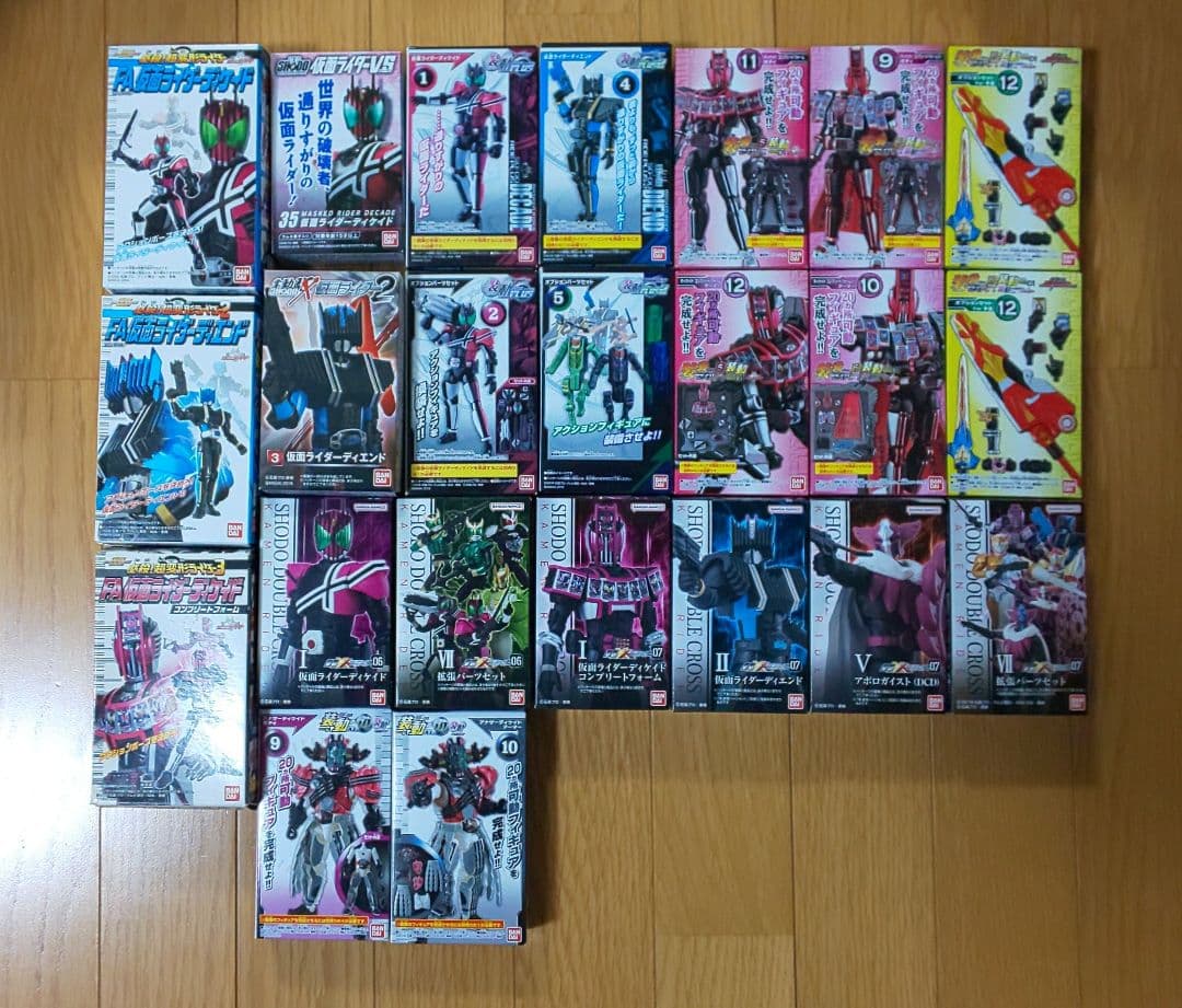 入手困難品！SHODO‐XX仮面ライダーディケイド フルコンプリートセット