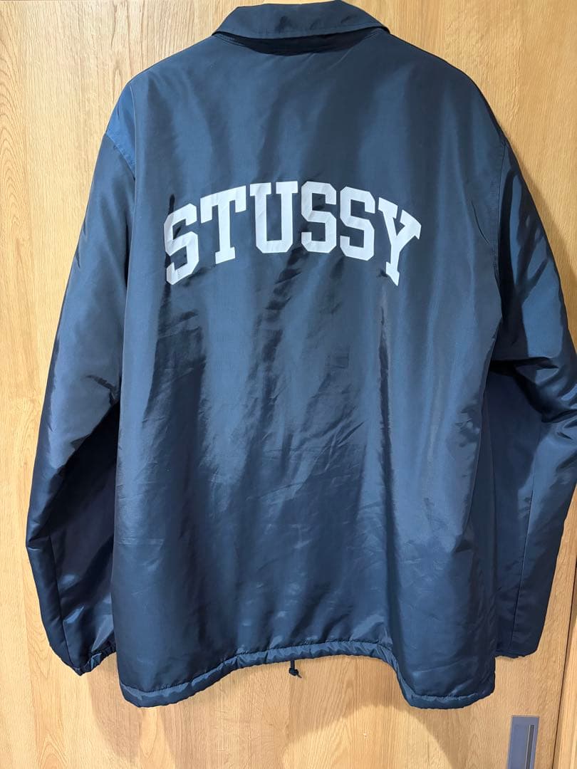 ヤ*ス様 STUSSY チャンピオン　別注　コーチジャケット ネイビー 裏ボア