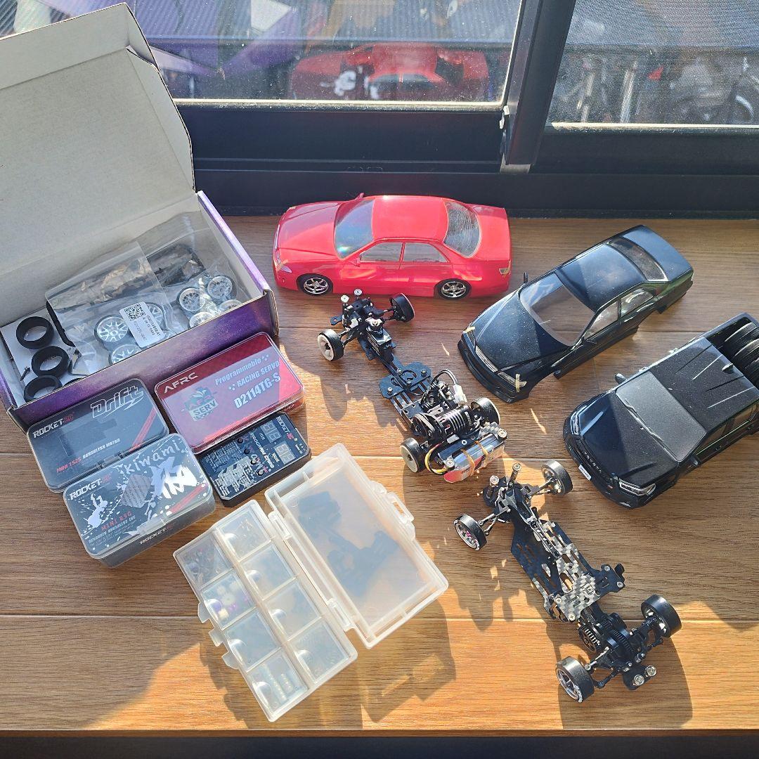 蚊車ラジコンACXWAとTGRACING2台セット Amazon | P.D TRC META-X ラジドリ 蚊車 1/24 Rwd Drift Chassis