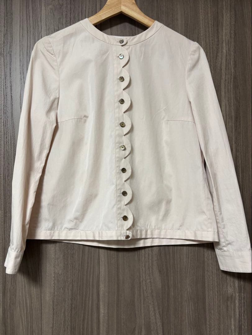 mina perhonen rosee 長袖ブラウス 22SS