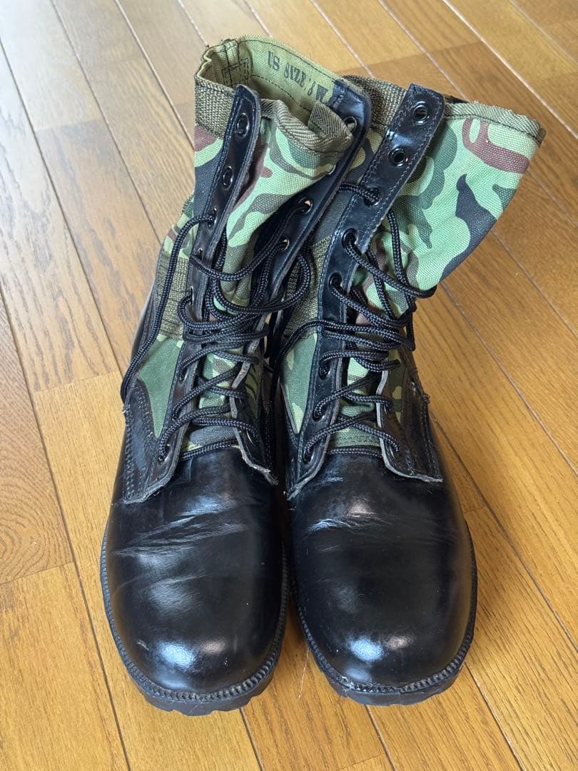 219 ジャングルブーツ 迷彩 サイズ　US 8W