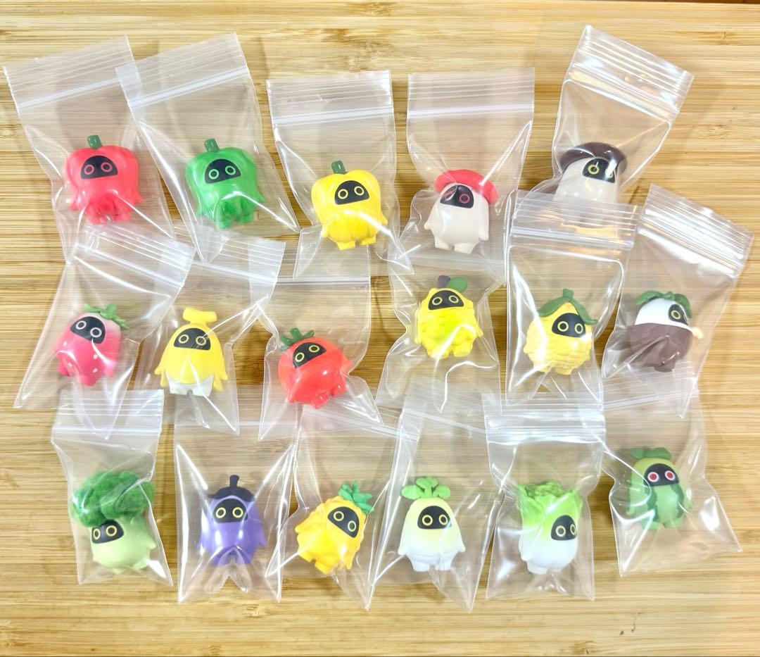 ゼンゼロ・公式】果物と野菜キングダム ボンプミニフィギュア 17個