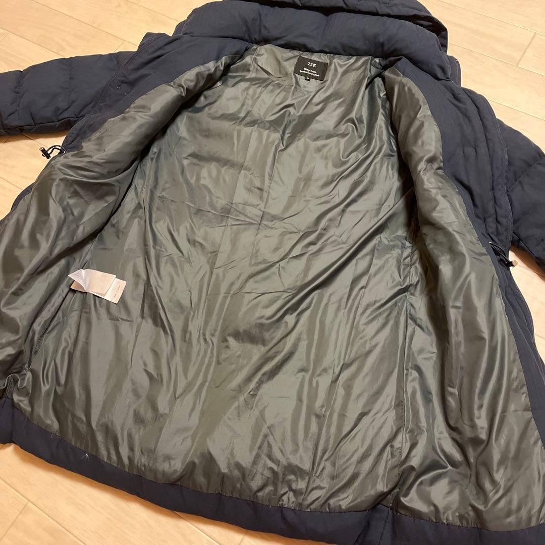 23区】近年モデル ダッフルダウンコート 2way ネイビー 38