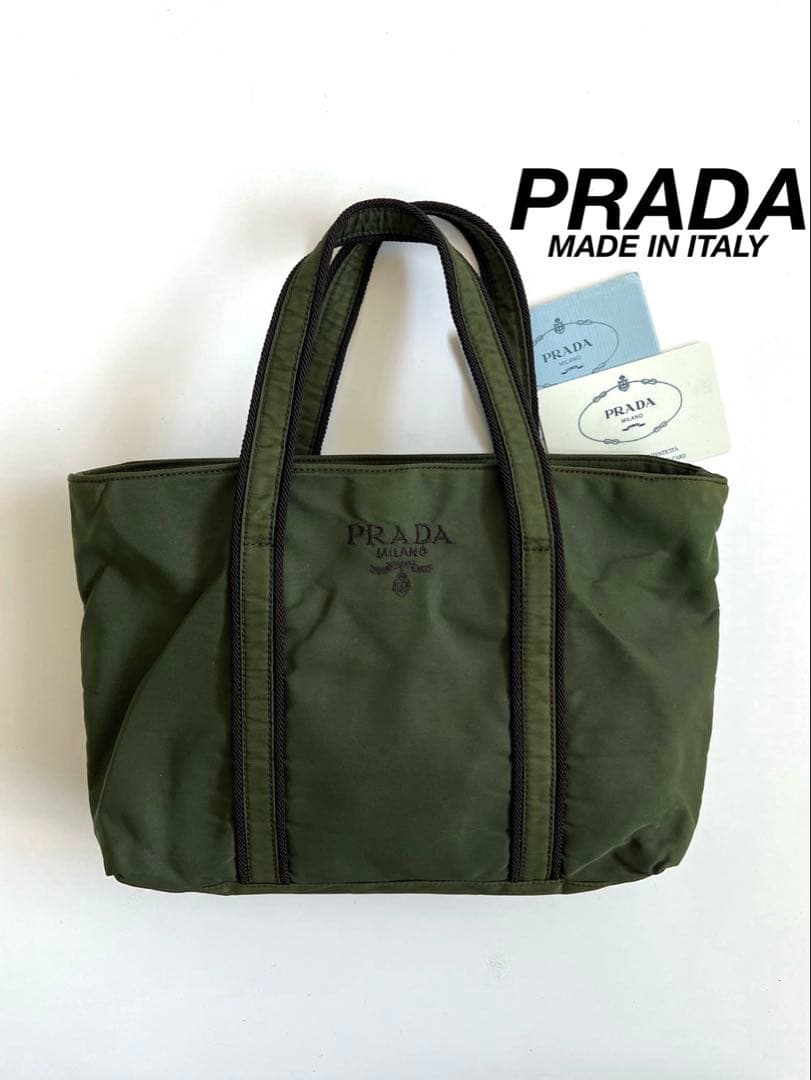 バッグ PRADA TESSUTO NYLON TOTE HAND BAG