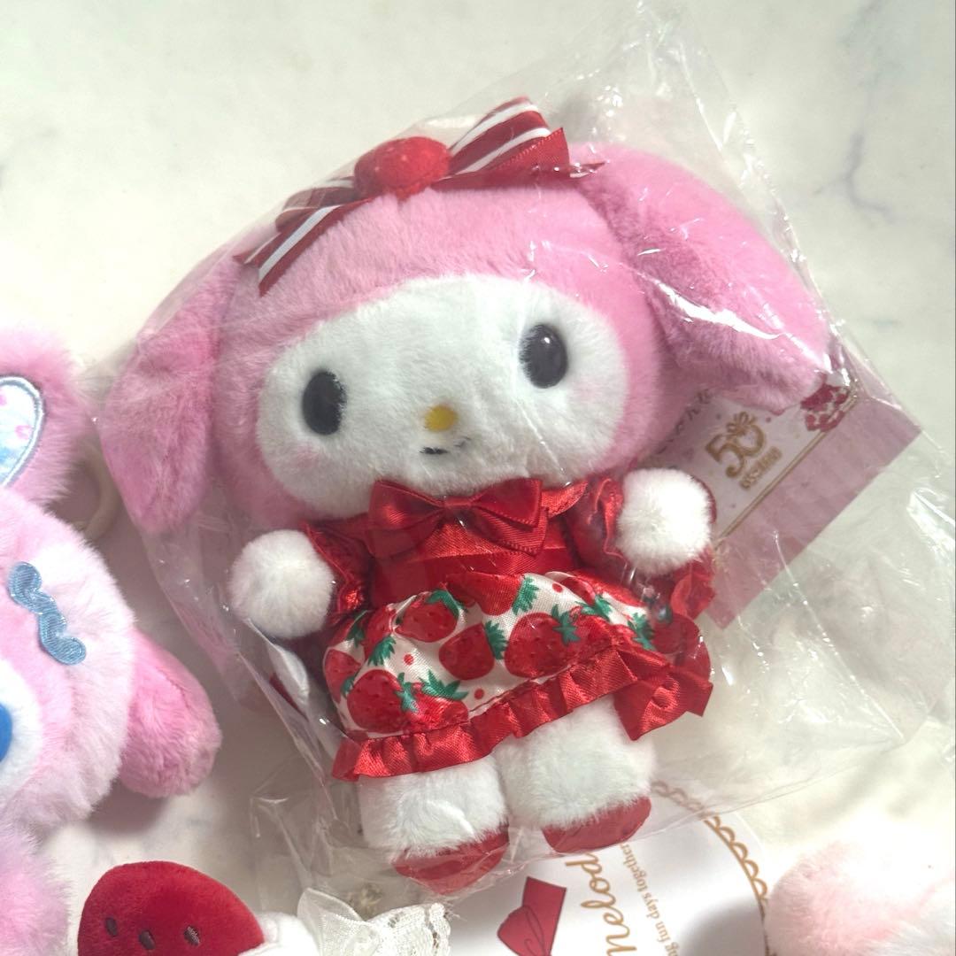 マイメロディ マスコット ショートケーキ 白猫バレリーナ いちご新聞50