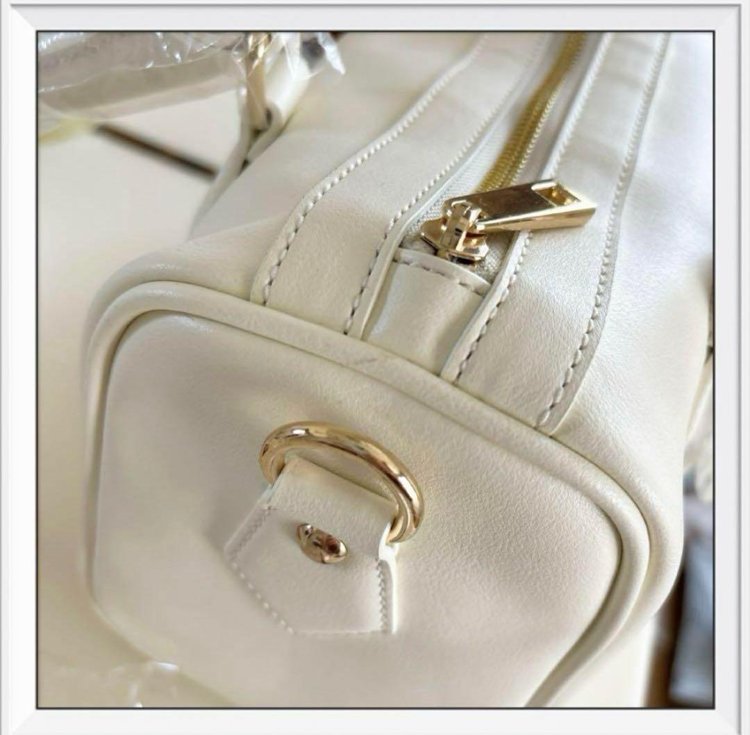 RANDEBOO Minimal Boston Bag アイボリー 新品の通販｜www