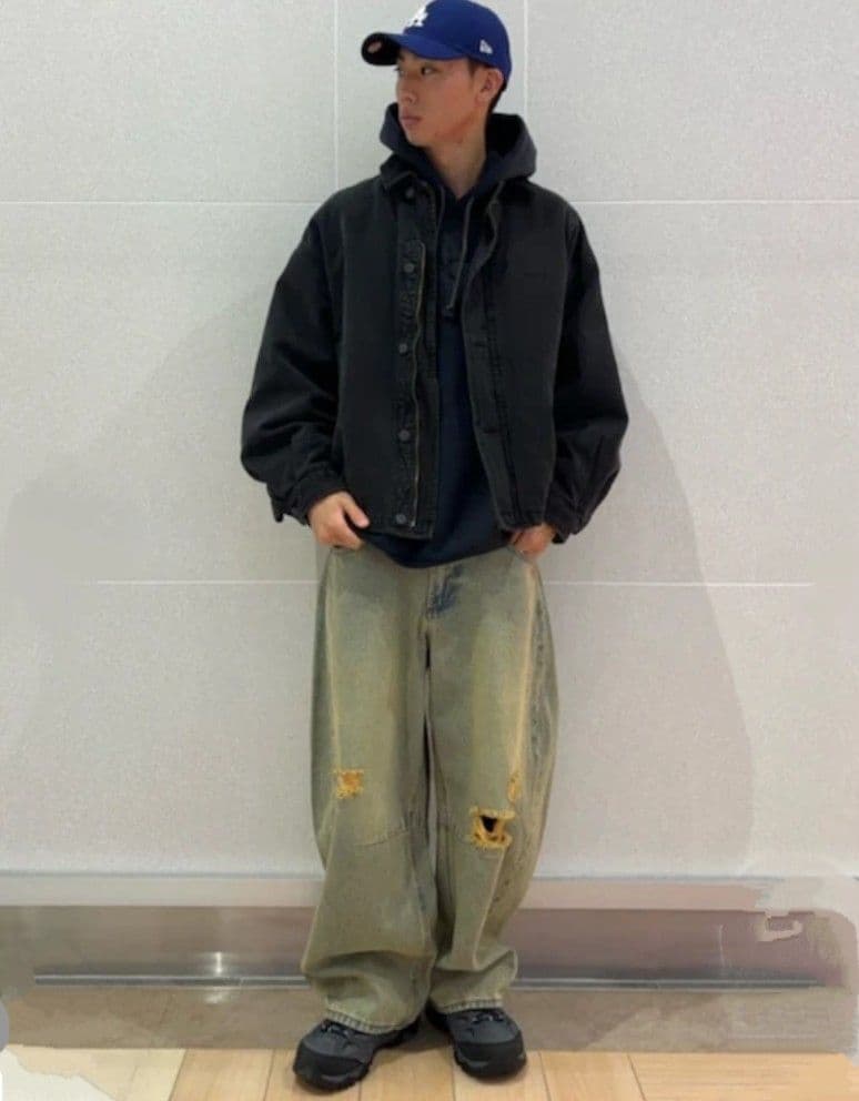 NAUTICA ノーティカ 中綿クラッシュドダックブルゾン L ブラック