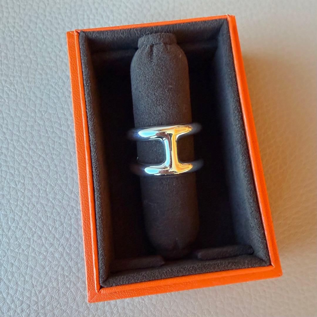 新品・直営店購入 エルメス オスモズ GM61 リング 61サイズ 21号