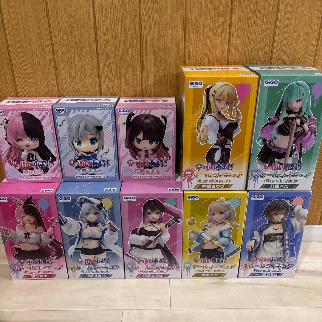 ぶいすぽっ！　スケールフィギュア　デフォルメフィギュア　GiGO限定　まとめ売り
