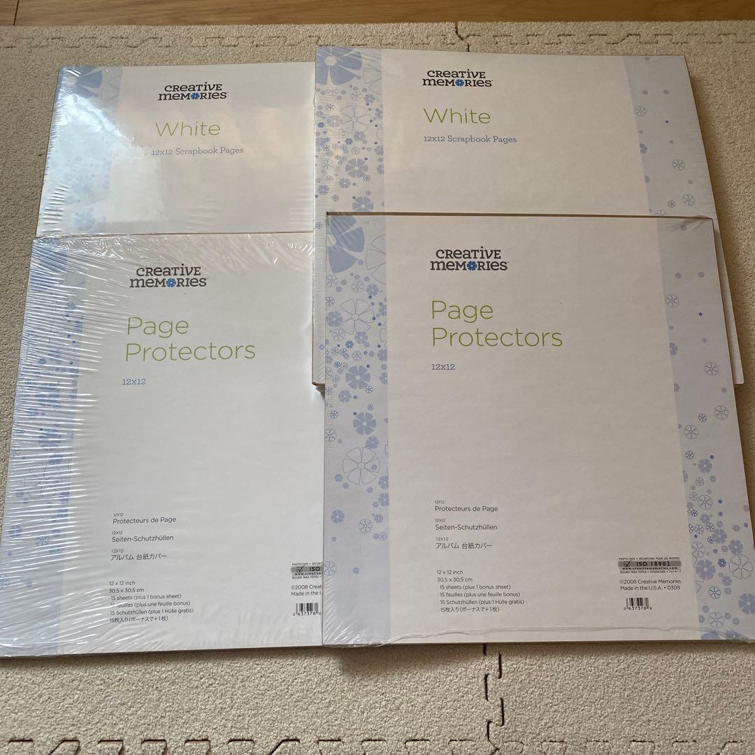 Creative Memories クリエイティブメモリーズ白台紙 台紙カバー - メルカリ