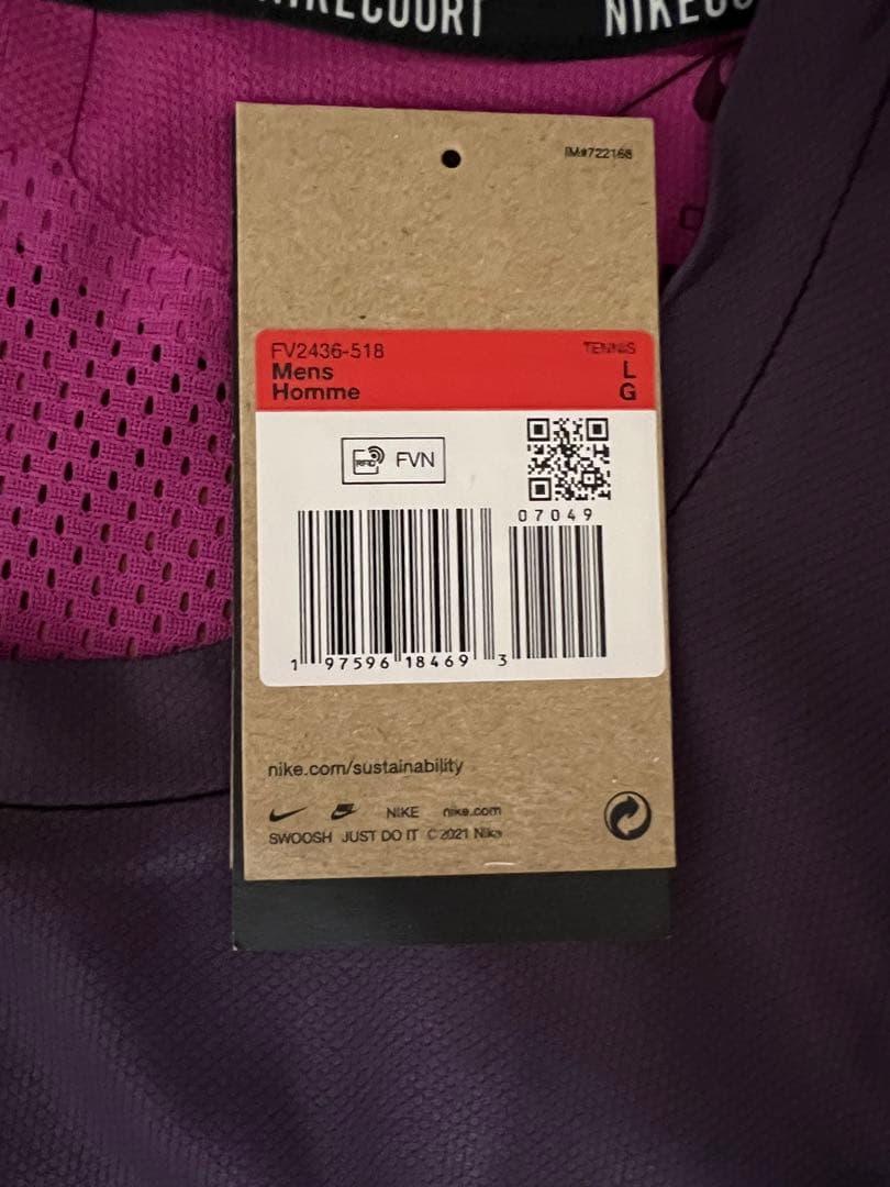 タ*キ様 新品 ナイキ 2024 テニスウェアL 全米 US オープン ドレイパ