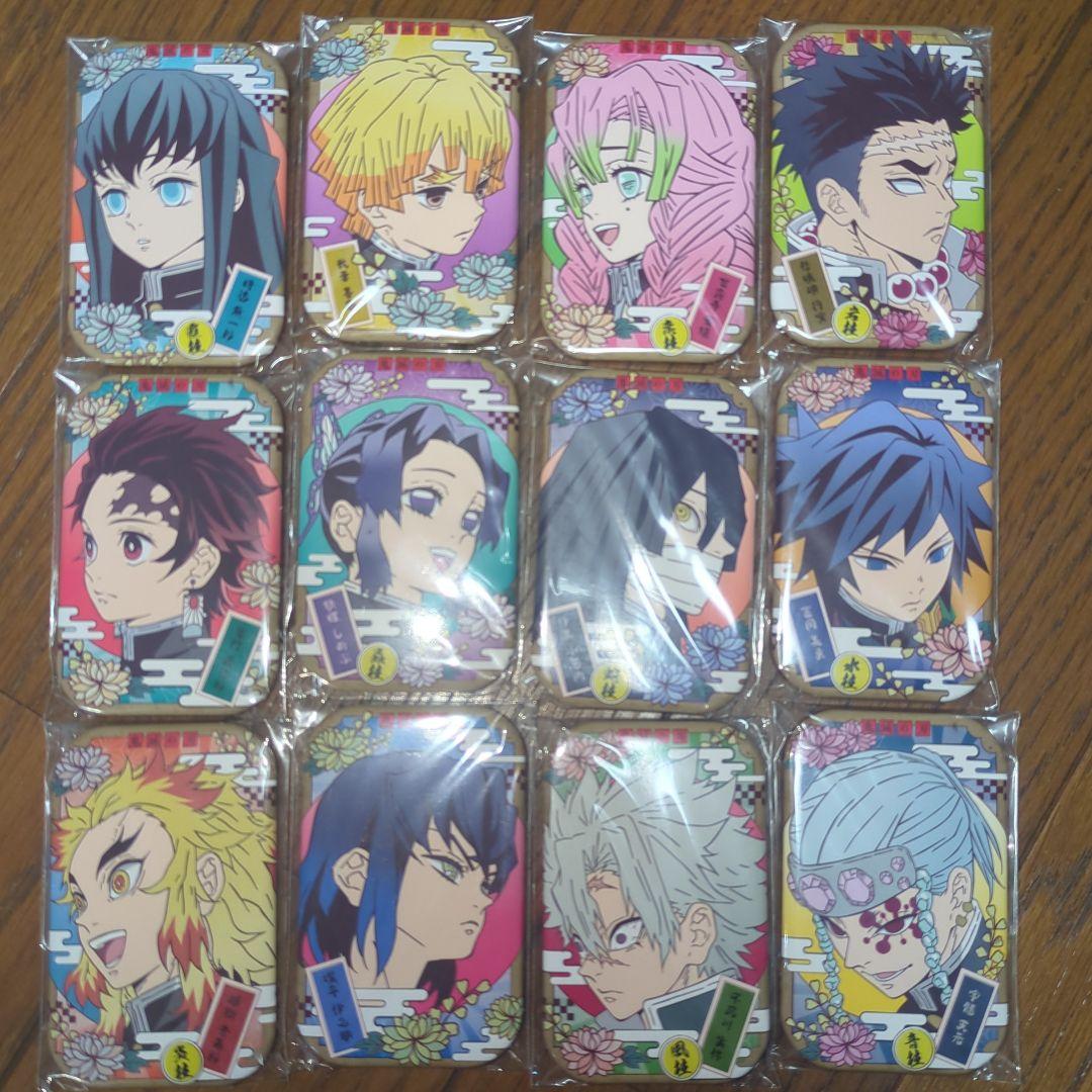 鬼滅の刃 まるかく缶バッジ エンスカイ コンプリート 全種類 グッズ