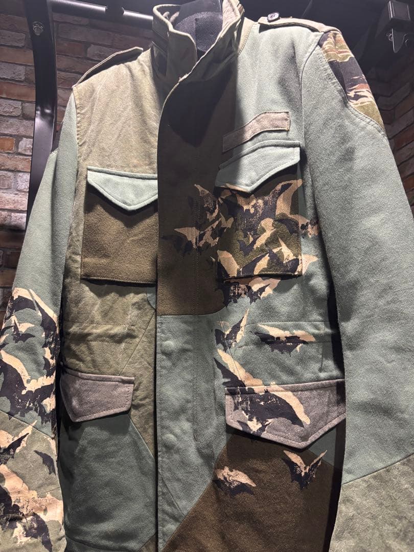 クー「着るアート」希少サイズ⭐︎1piuluguale3 M65ジャケット