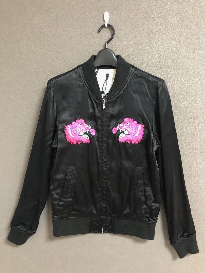 希少 WACKO MARIA 虎 刺繍 × ポルノ柄 リバーシブル スカジャン - メルカリ