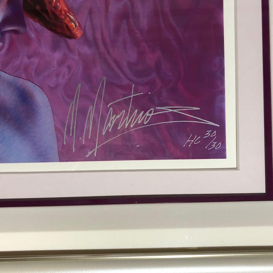 マーティロマヌキアン バイオレットラブ 限定30 レア 本物 アート リトグラフ