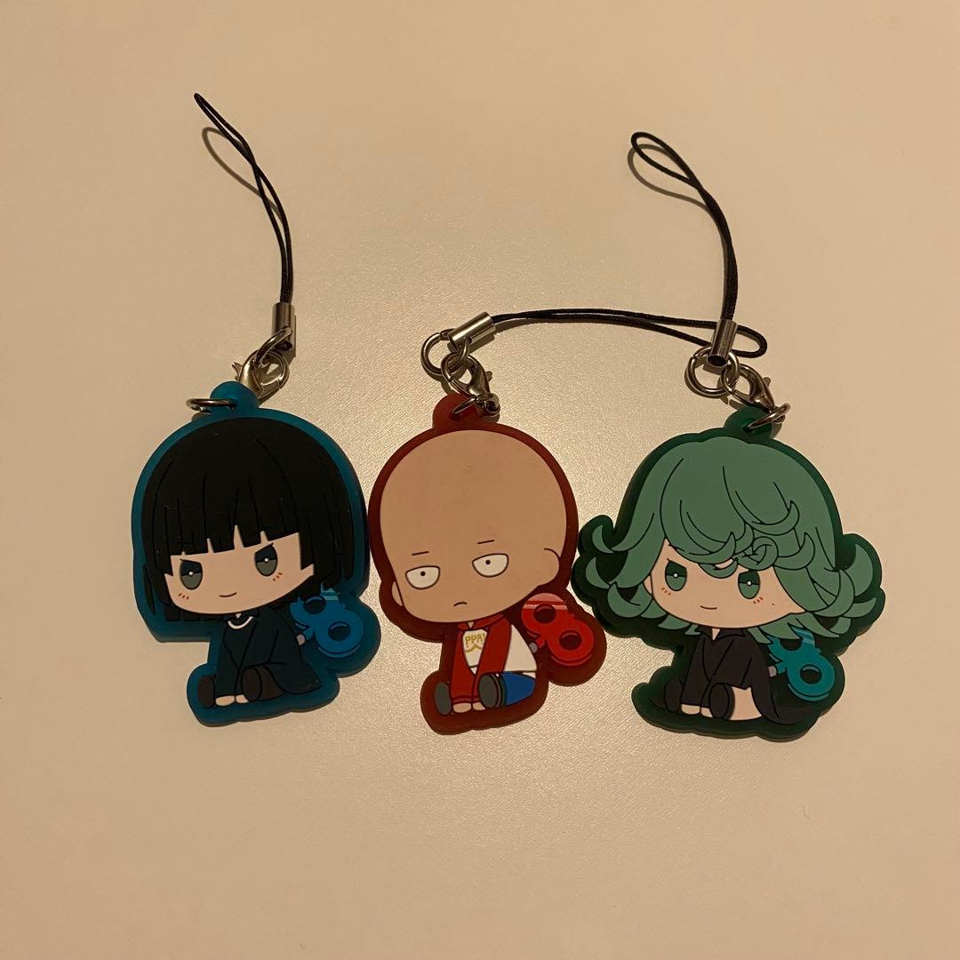 ワンパンマン ぺたっとねじまき ラバーストラップ 3点セット まとめ