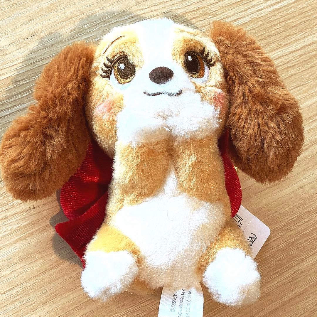 新品 ディズニー レディ ぬいぐるみキーホルダー・キーチェーン 70周年