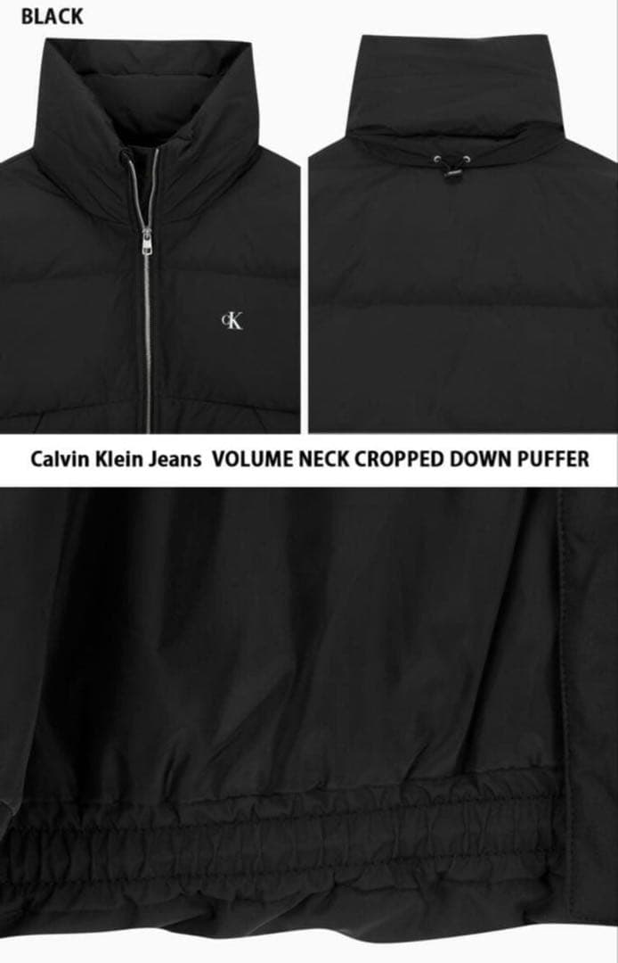 新品】Calvin Klein ボリュームネッククロップダウン ジョングク着用