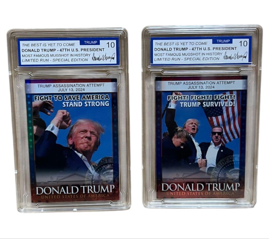 ドナルド・トランプ　ケース入り トレーディングカード