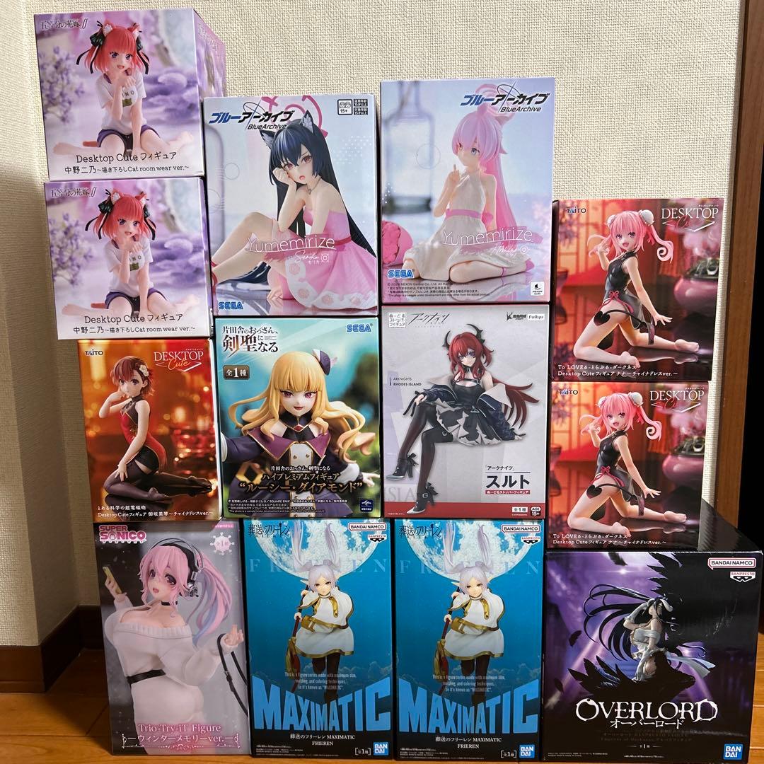 フィギュア　まとめ売り　13体　ブルーアーカイブ　フリーレン　五等分の花嫁