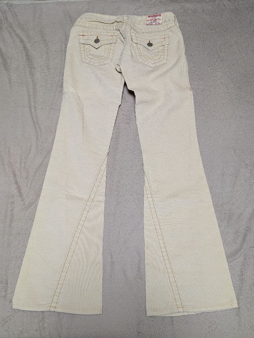 TRUE RELIGION コーデュロイ　ブーツカット　トゥルーレリジョン