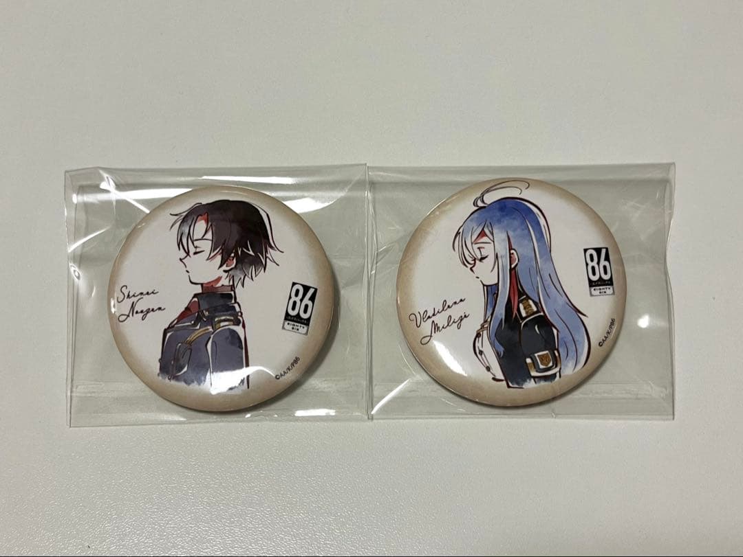 86 エイティシックス ウォーターアート 缶バッジ レーナ シン