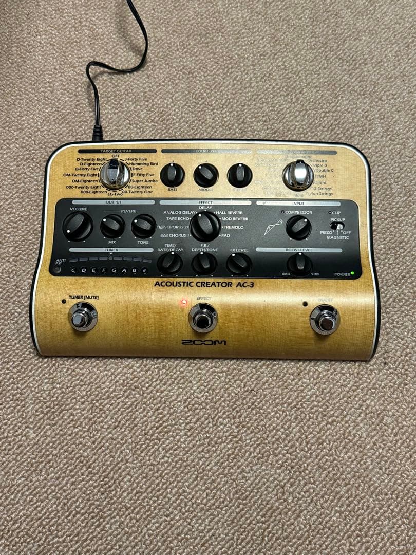 ギター ZOOM ACOUSTIC CREATOR AC-3