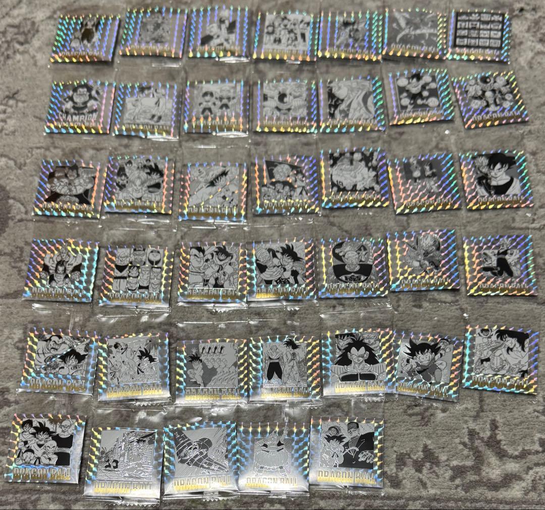 ドラゴンボール 40周年　オリジナルイラストレーション シール ウエハース 太陽拳級の輝きを見よ!!発売直前「ドラゴンボール40周年記念