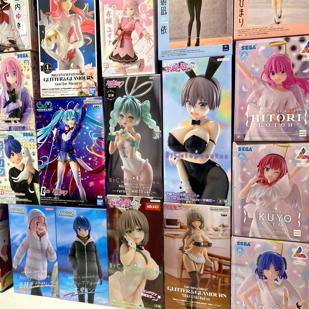 美少女系 プライズフィギュア まとめ売り21個セット 初音ミク 宇崎