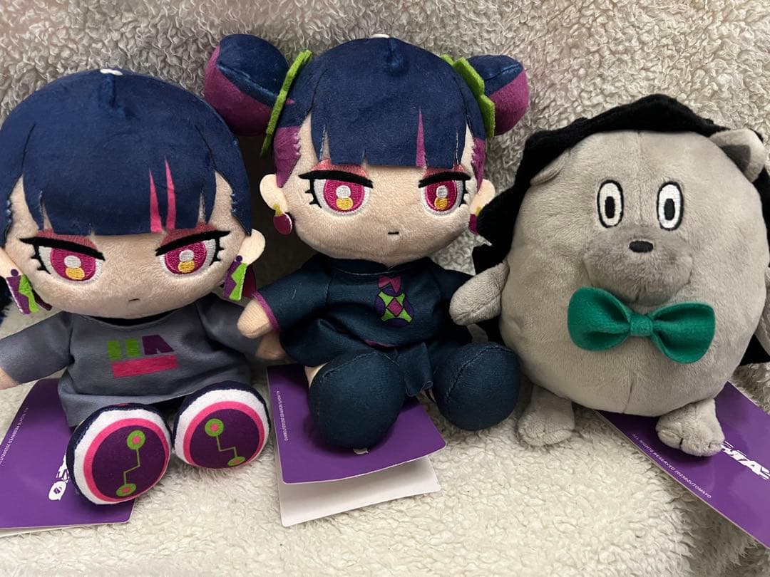 ずっと真夜中でいいのに。にらちゃん うにぐりくん ぬいぐるみ