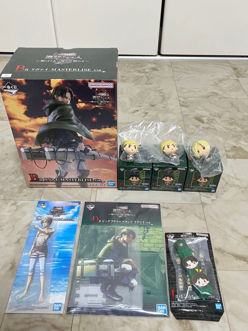 進撃の巨人 リヴァイ 一番くじ セット