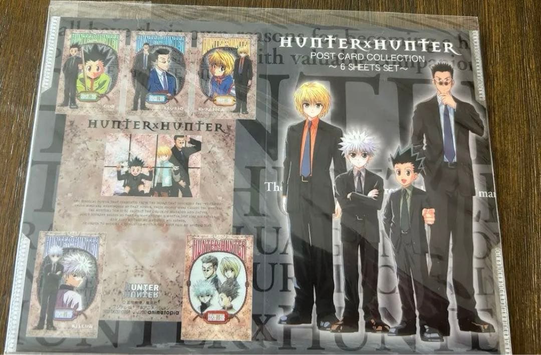 激レア！　HUNTER×HUNTER ポストカードコレクション　クリアファイル入