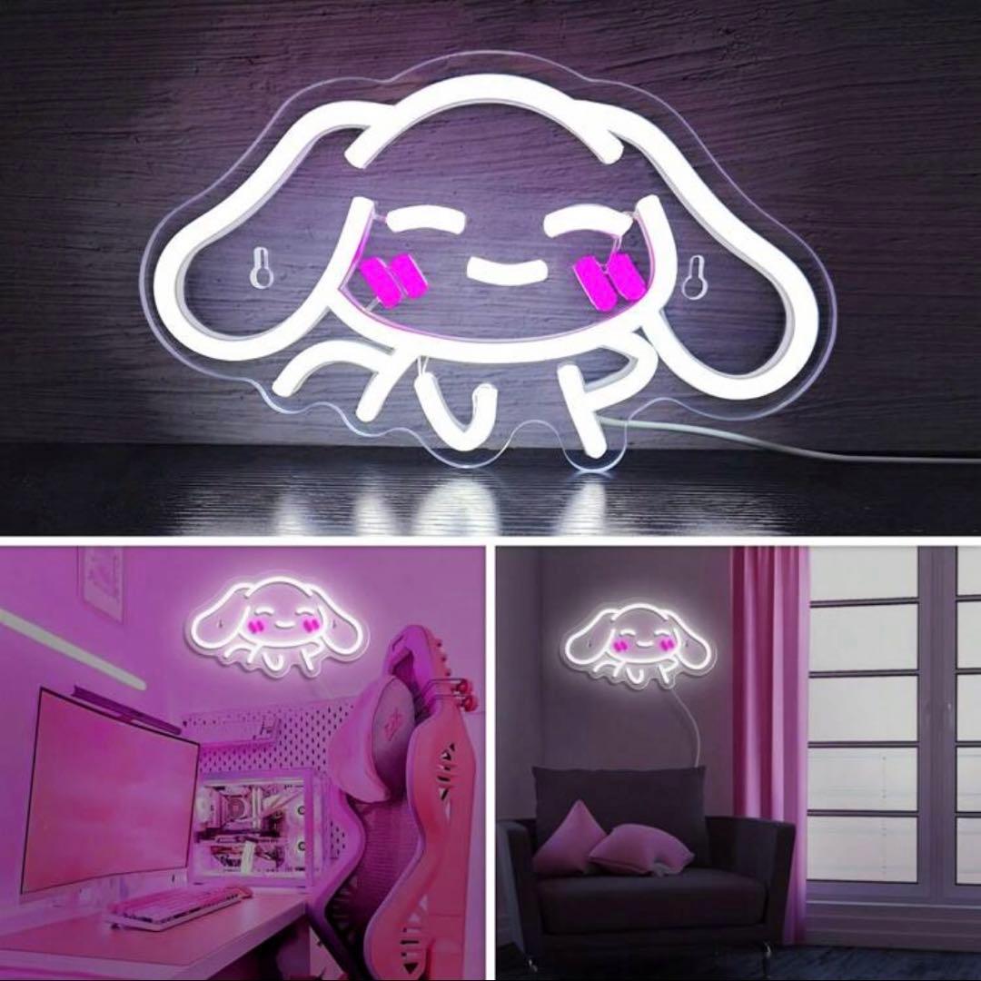 ネオンライト ネオンサイン サンリオ LED シナモンロール - メルカリ