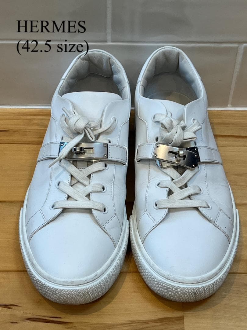 HERMES ケリースニーカー レザーローカットスニーカー