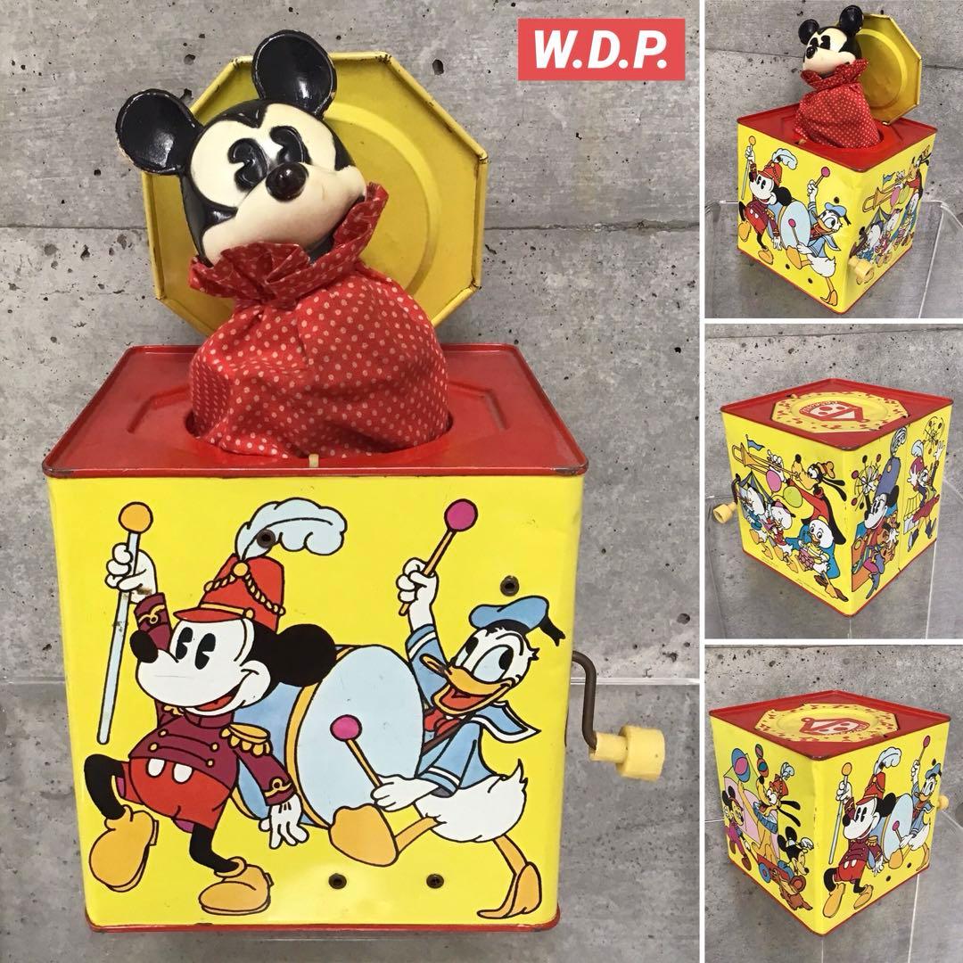 ミッキーマウス びっくり箱 W.D.P. カーニバル社