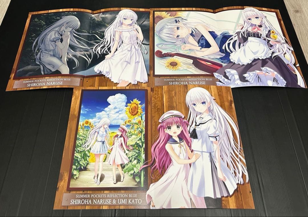 Summer Pockets メモリアルブックレット3枚 鳴瀬しろは 加藤うみ