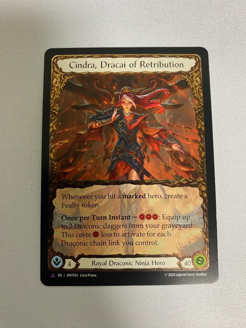 報復のドラカイ、シンドラ1枚fab英語版Marvel cf