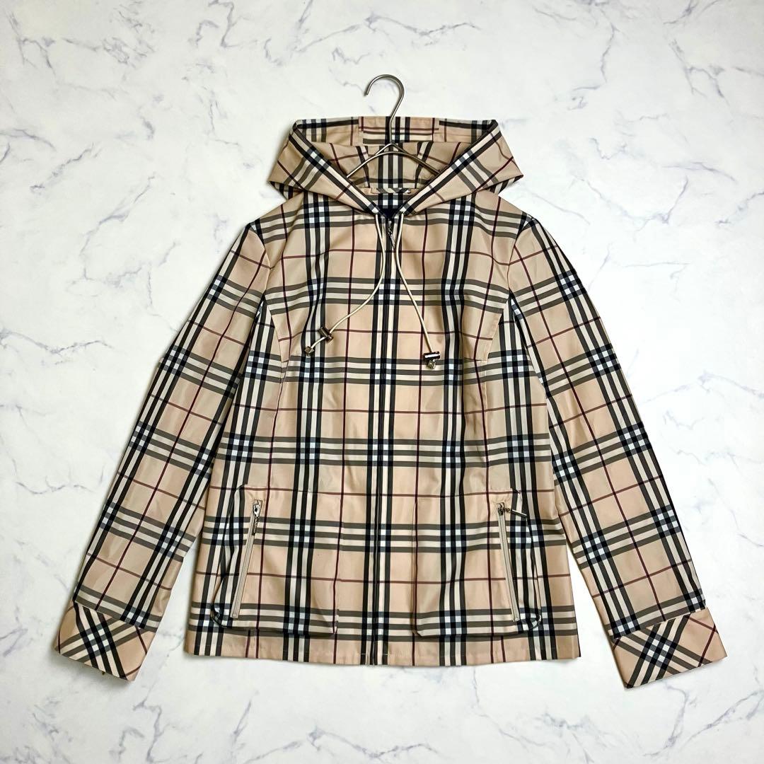 バーバリーロンドン ノバチェック マウンテンパーカー ジャケット M