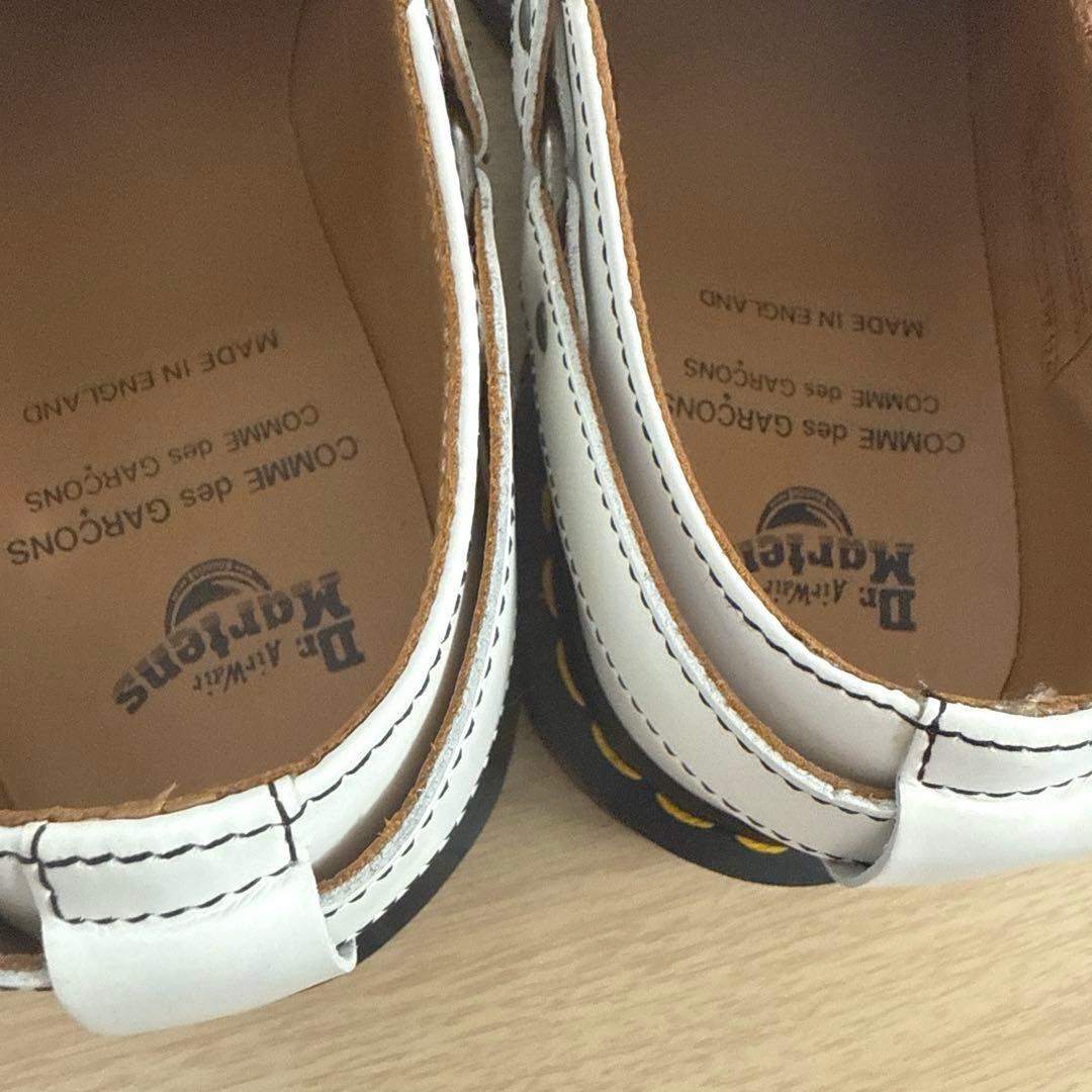 ドクターマーチン×コムデギャルソン ポリーハーネス Tバーシューズ