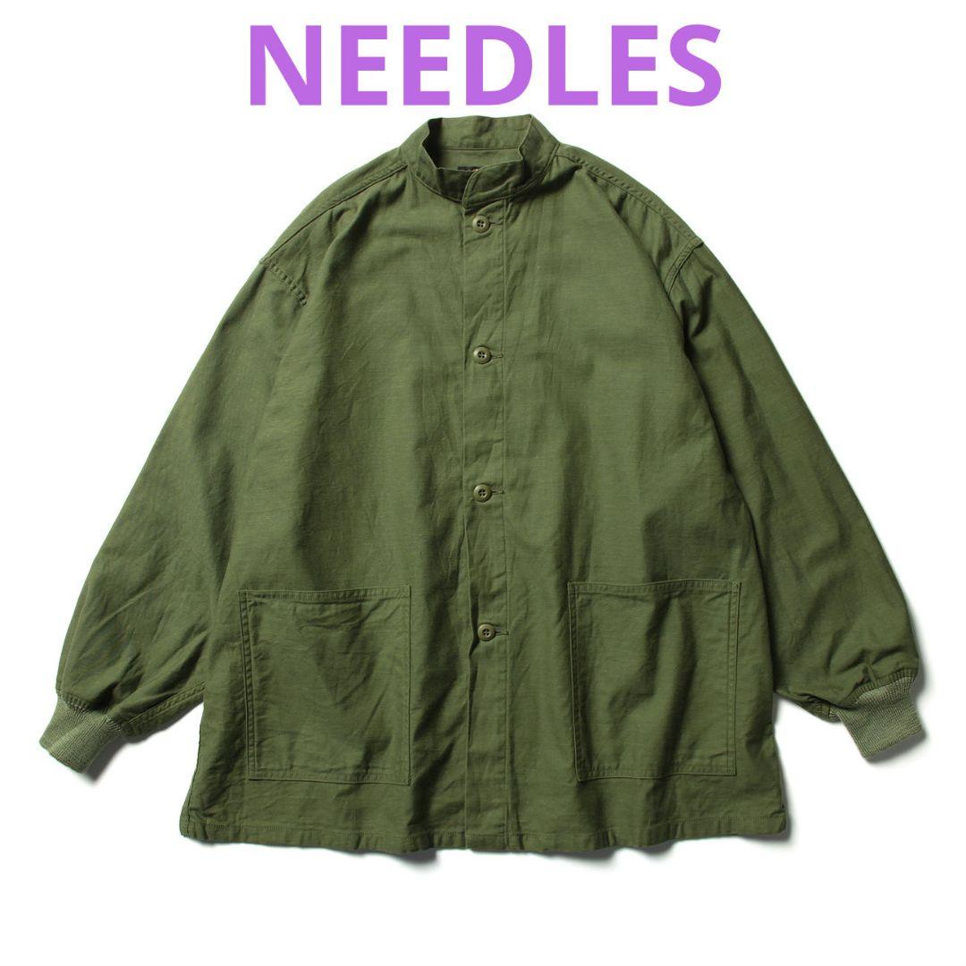 【美品】NEEDLES 21AW ミリタリーシャツ アーミーシャツ