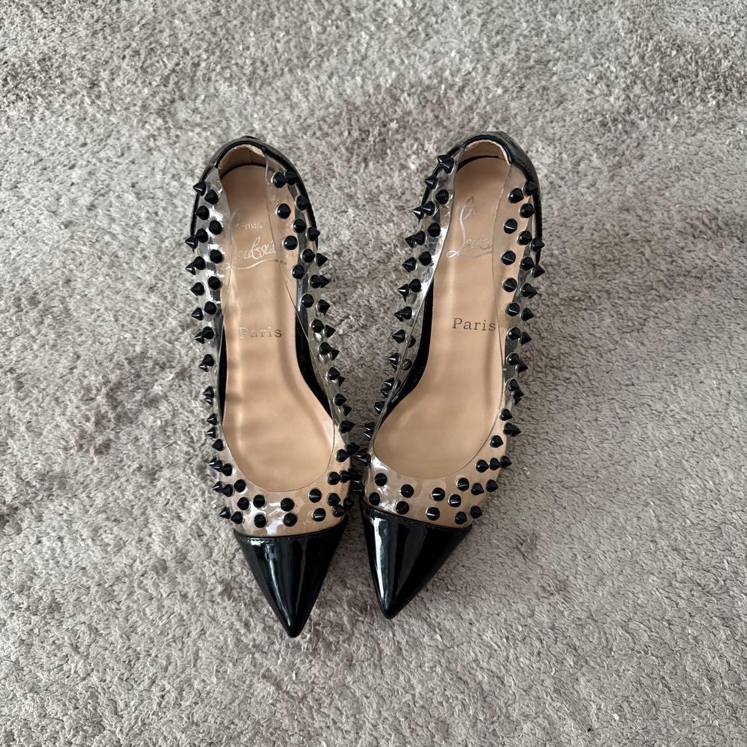 Christian Louboutin スタッズ付きハイヒール 36