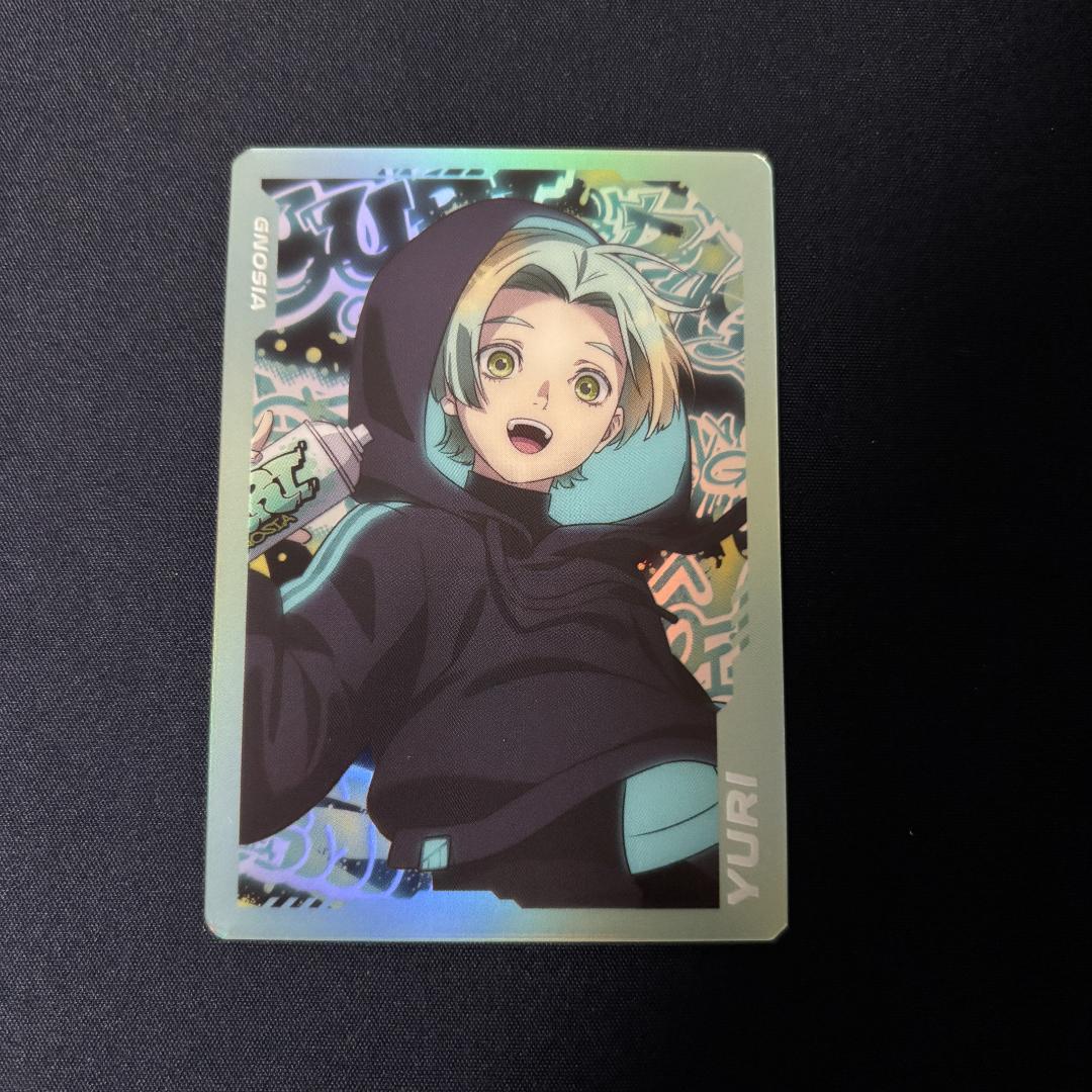 即日発送】グノーシア AGF限定 ユーリ メタリックカード 缶バッジ