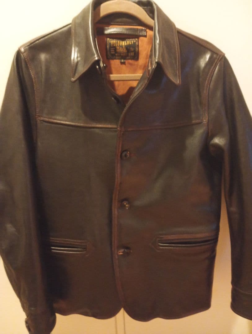 c*n様 大特価 レザー カーコート 茶芯 馬革